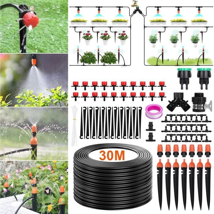 découvrez nos kits d'arrosage goutte à goutte, la solution idéale pour un jardin toujours verdoyant ! faciles à installer et économes en eau, nos systèmes d'irrigation vous garantissent un arrosage précis et efficace, tout en prenant soin de vos plantes. transformez votre espace extérieur en un havre de paix avec l'arrosage automatique.
