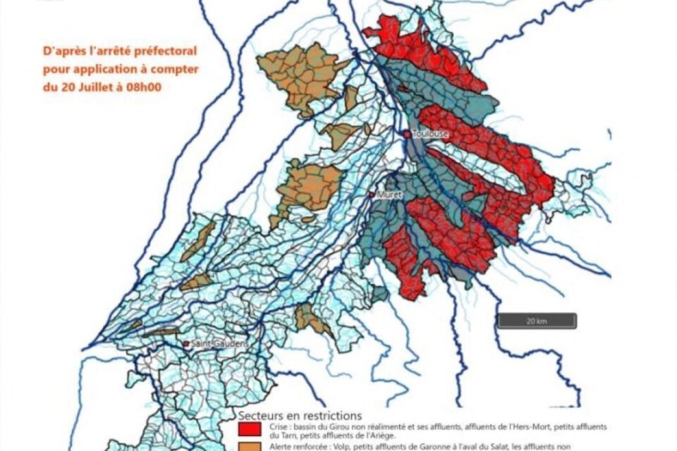 découvrez les dernières restrictions d'eau en haute-garonne : mesures en vigueur, communes concernées et conseils pour économiser l'eau face à la sécheresse.