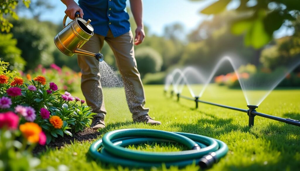 découvrez comment assurer un arrosage optimal de votre jardin pour des plantes en pleine santé et une belle floraison toute l'année.