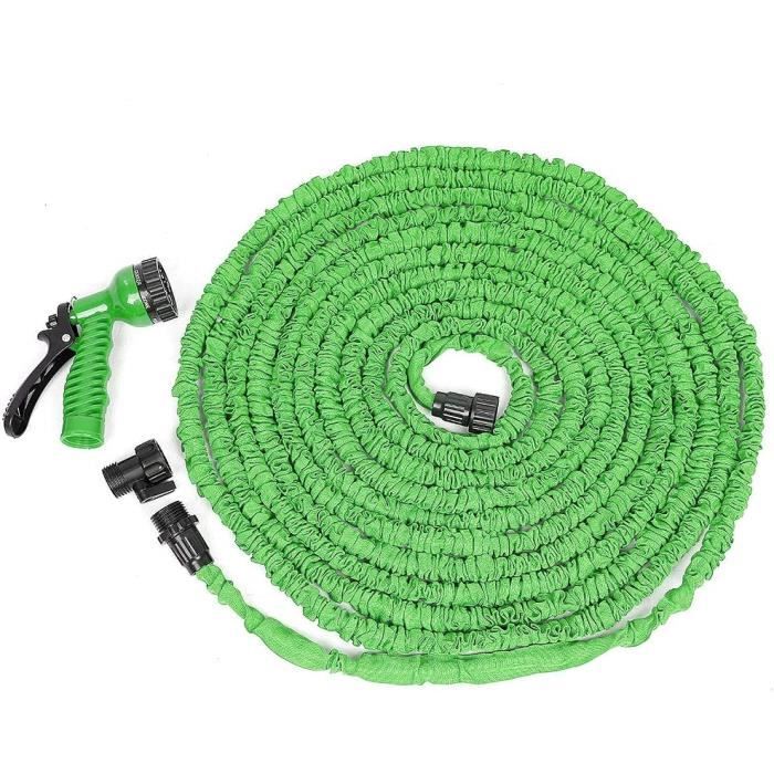 découvrez le tuyau d’arrosage extensible à moins de 40€ qui séduit les jardiniers pour sa praticité et son excellent rapport qualité-prix.